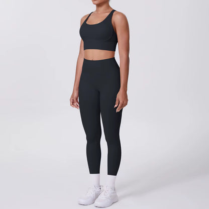 Ensemble Yoga & Fitness Femme – Brassière de Sport & Legging Taille Haute, Confort et Style