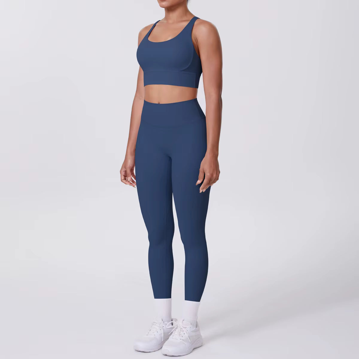 Ensemble Yoga & Fitness Femme – Brassière de Sport & Legging Taille Haute, Confort et Style