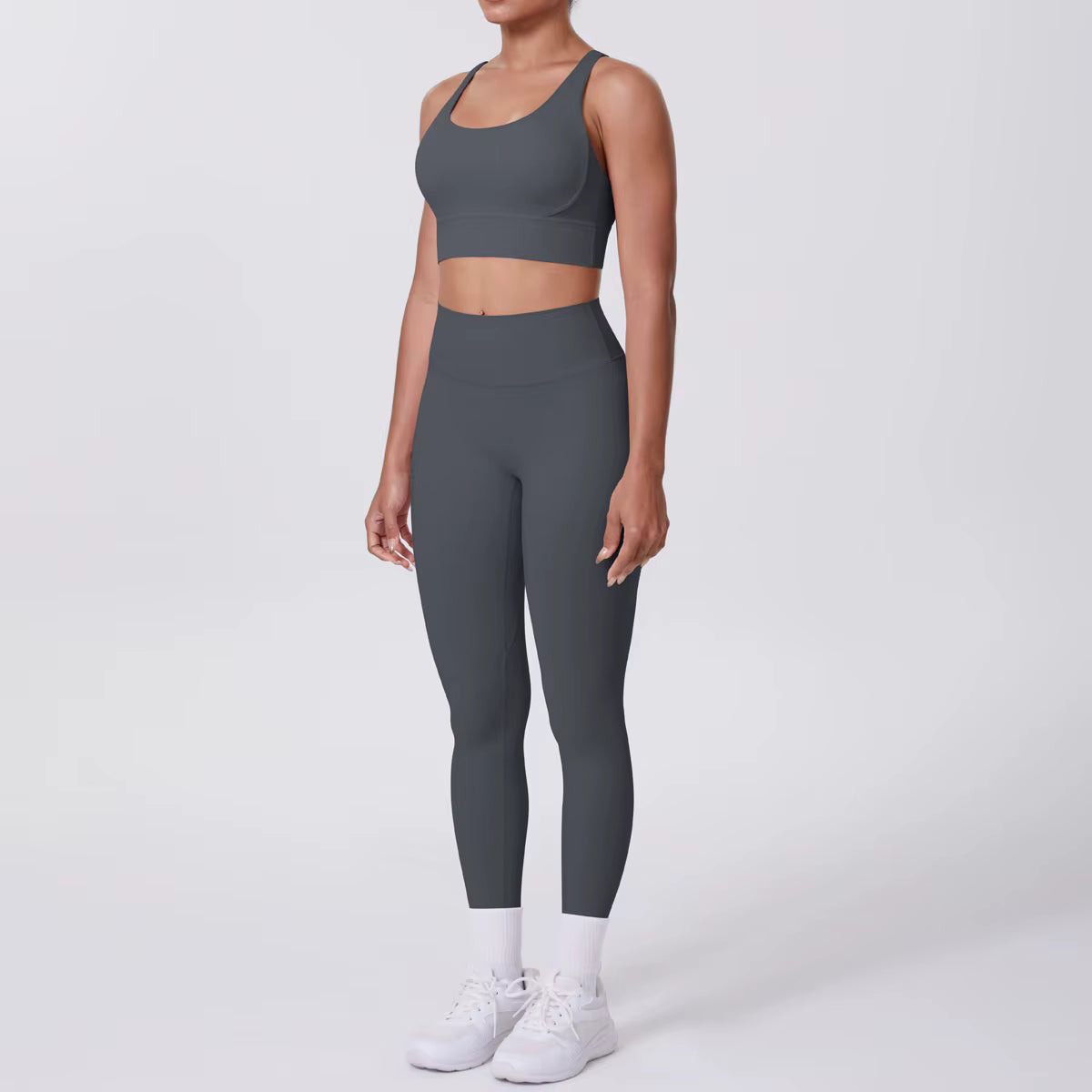 Ensemble Yoga & Fitness Femme – Brassière de Sport & Legging Taille Haute, Confort et Style