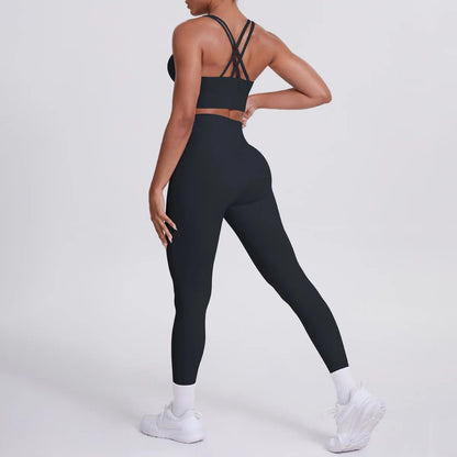 Ensemble Yoga & Fitness Femme avec Legging Taille Haute - ensemble de sport femme confortable My Sport Corner