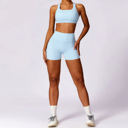 Ensemble Yoga & Fitness Femme avec Short - ensemble de sport femme confortable My Sport Corner