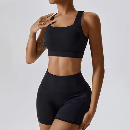 Ensemble Yoga & Fitness Femme avec Short - ensemble de sport femme confortable My Sport Corner